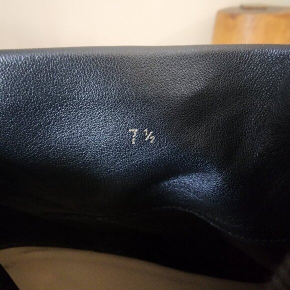 Everlane The Day Black Italian Soft Leather Ankle Boot Womens Size 7.5 - Picture 11 of 14